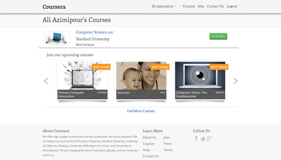 couresera معرفی سرویس آموزش مجازی Coursera